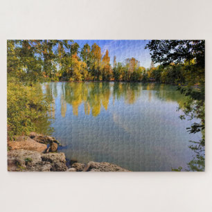 Puzzle Le lac, Villefagnan, Charente, France