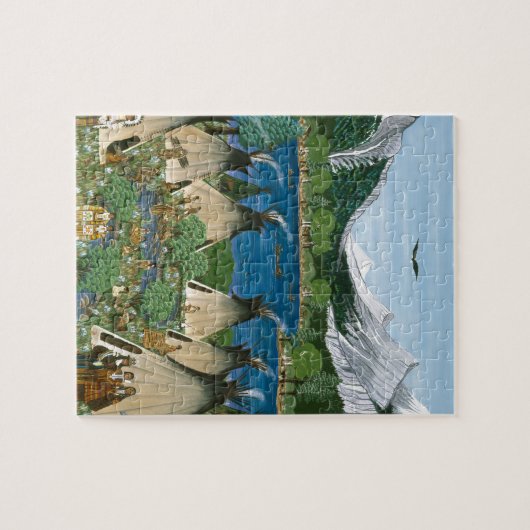 Puzzle Le lac Wallowa de ~ de Nez Perce (Horizontal)