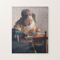 Le Lacemaker, Johannes Vermeer, 1669-1670