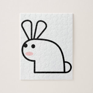 Puzzle Le lapin blanc