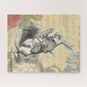 Puzzle Le lapin blanc Alice au pays des merveilles (Horizontal)