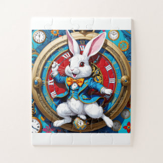 Puzzle Le lapin blanc d'Alice au pays des merveilles