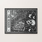 Puzzle Le lecteur Skeleton Lecture Bolover Halloween (Horizontal)