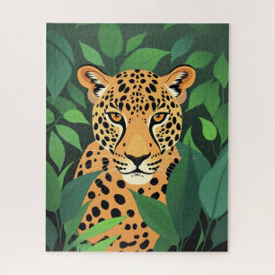 Puzzle Le léopard dans la jungle