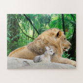 Puzzle Le Lion Est Couché Avec L'Agneau (Horizontal)