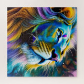 Puzzle Le Lion, Roi De Tous Les Chats (Horizontal)