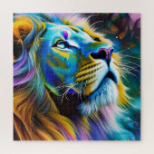 Puzzle Le Lion, Roi De Tous Les Chats (Vertical)