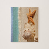 Puzzle Le littoral de coquillages à la plage (Vertical)