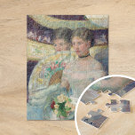 Puzzle Le logo | Mary Cassatt<br><div class="desc">Le Loge (1882) de l'impressionniste américaine Mary Cassatt. L'oeuvre d'art original est une peinture à l'huile sur toile représentant deux jeunes femmes élégantes au théâtre. Utilisez les outils de conception pour ajouter du texte personnalisé ou personnaliser l'image.</div>