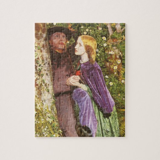 Puzzle Le long Fiançailles d'Arthur Hughes, Art Vintage (Vertical)
