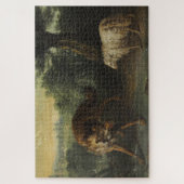 Puzzle Le loup et l'agneau (par Jean-Baptiste Oudry) (Vertical)