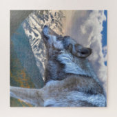 PUZZLE LE LOUP SEUL SURPLORE LA LIBERTÉ (Horizontal)