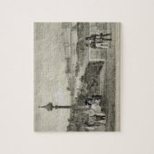 Puzzle Le Louvre, gravé par Auguste Bry (gravure) (Vertical)
