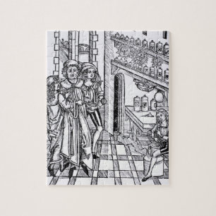Puzzle Le magasin de l'apothicaire, du pub "de Cirugia de