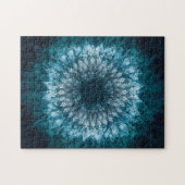 Puzzle Le Mandala bleu indigo (Horizontal)