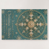 Puzzle Le Mandala de Givre Doré (Horizontal)
