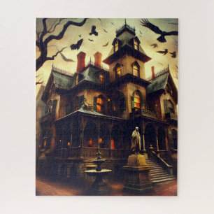 Puzzle Le manoir Edgar Allan Poe Macabre