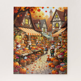 Puzzle Le marché de la récolte d'automne