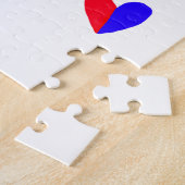 Puzzle Le mariage d'ajouter le nom du couple date de la l (Côté)