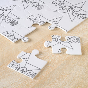 Puzzle Le Maroc est une tradition couronnée, les portes d
