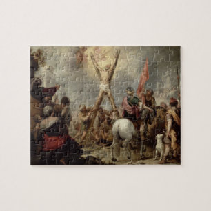 Puzzle Le martyre de St Andrew, 1675-82 (huile sur le