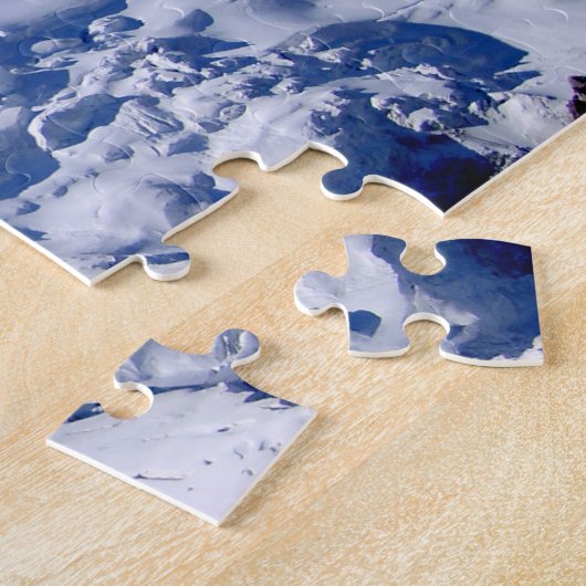 Puzzle Le massif du Mont Blanc. (Côté)