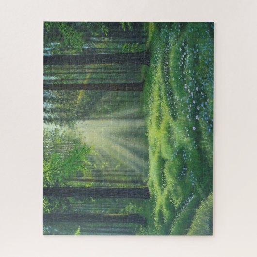 Puzzle "Le matin a rompu" (Vertical)