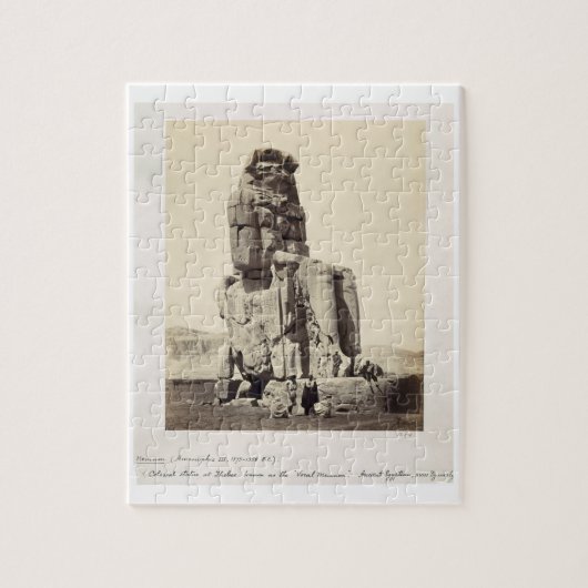 Puzzle "Le Memnon vocal", statue colossale d'Amenhotep I (Vertical)