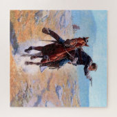Puzzle « Le messager » Art occidental de Charles Schreyvo (Horizontal)