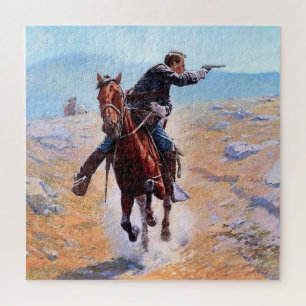 Puzzle « Le messager » Art occidental de Charles Schreyvo