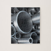 Puzzle Le métal industriel siffle l'arrière - plan (Vertical)