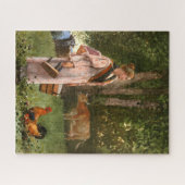 Puzzle Le Milk Maid (Ferme Américaine Traditionnelle) (Horizontal)