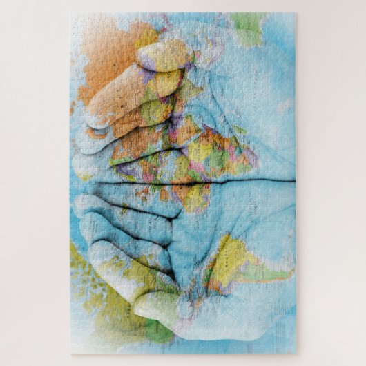 Puzzle Le monde dans le casse-tête (Vertical)