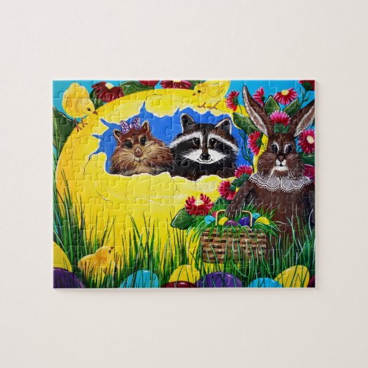 Puzzle "Le monde de Pâques de Mme Elizabeth (Horizontal)