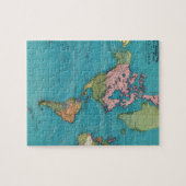Puzzle Le monde, la projection de Mercator (Horizontal)