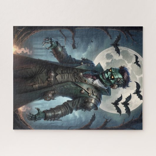 Puzzle Le monstre de Halloween Steampunk Frankenstein (Horizontal)