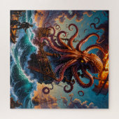 Puzzle Le monstre de la mer de Kraken (Horizontal)