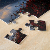 Puzzle Le Mont Fuji au Japon (Côté)