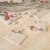 Puzzle Le mont Fuji derrière un prunier de floraison (Côté)