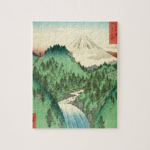 Puzzle Le Mont Fuji des Mts Izu. - Utagawa Hiroshige
