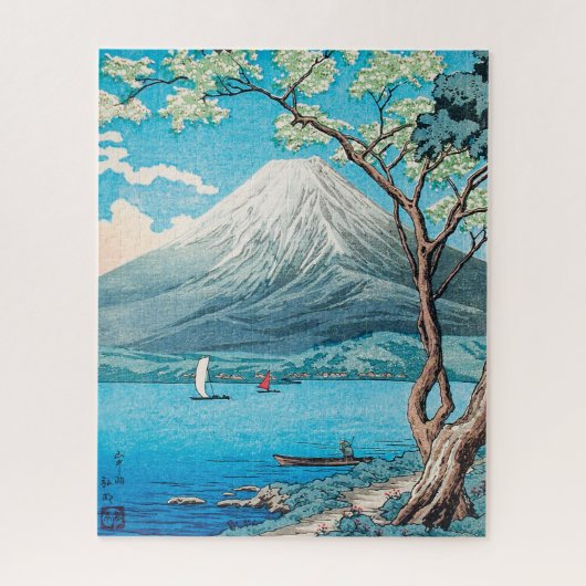 Puzzle Le Mont Fuji du lac Yamanaka par Hiroaki Takahashi (Vertical)