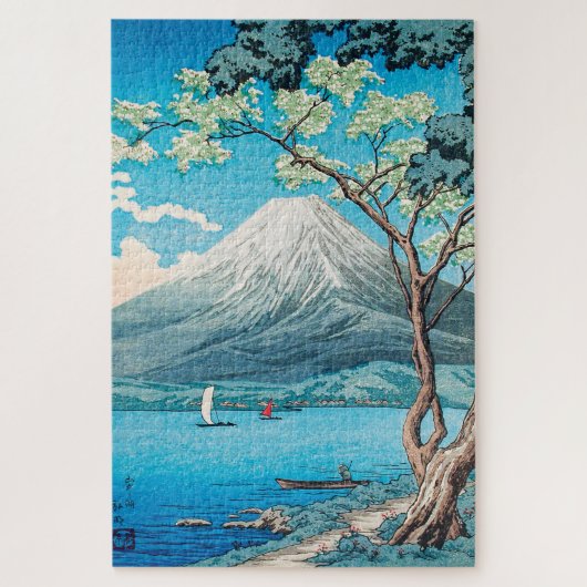 Puzzle Le Mont Fuji du lac Yamanaka par Hiroaki Takahashi (Vertical)