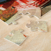 Puzzle Le mont Fuji vu de derrière la pagode de Chureito (Côté)