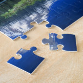 Puzzle Le mont Lassen surplombe le lac Manzanita (Côté)