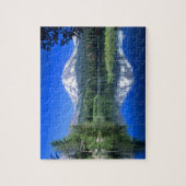 Puzzle Le mont Lassen surplombe le lac Manzanita (Vertical)