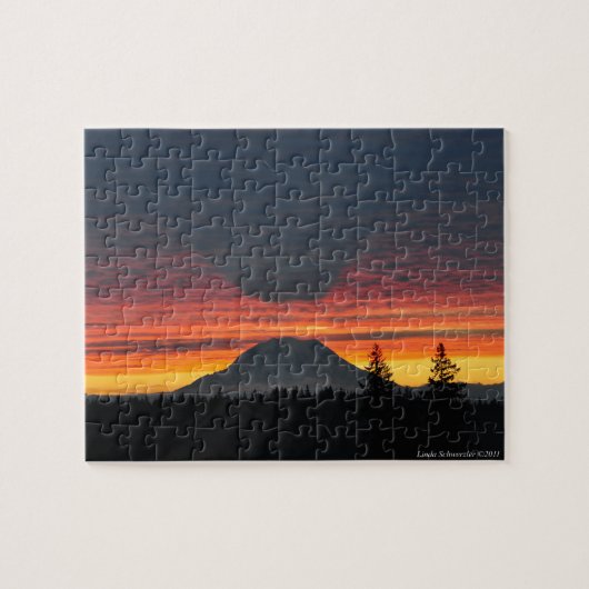 Puzzle Le Mont Rainier et son ombre (Horizontal)