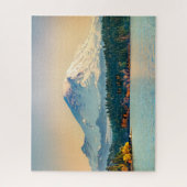 Puzzle Le Mont Rainier Lake Washington Sunset Fine Art (Vertical)