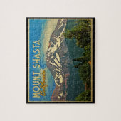 Puzzle Le mont Shasta Vintage (Vertical)