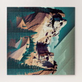 Puzzle Le Monument National du Mont Rushmore (Horizontal)