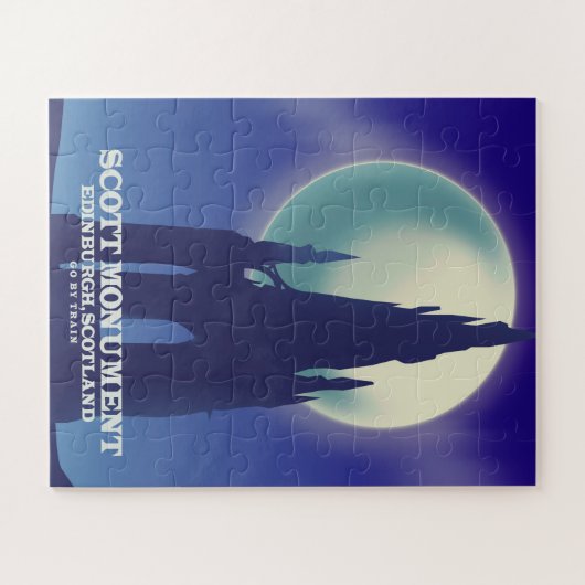 Puzzle Le monument Scott, Édimbourg, Ecosse (Horizontal)